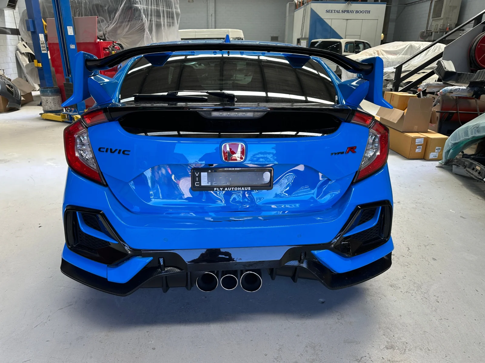 2021 Honda Type R - Before Repair (Rear Collision Damage)